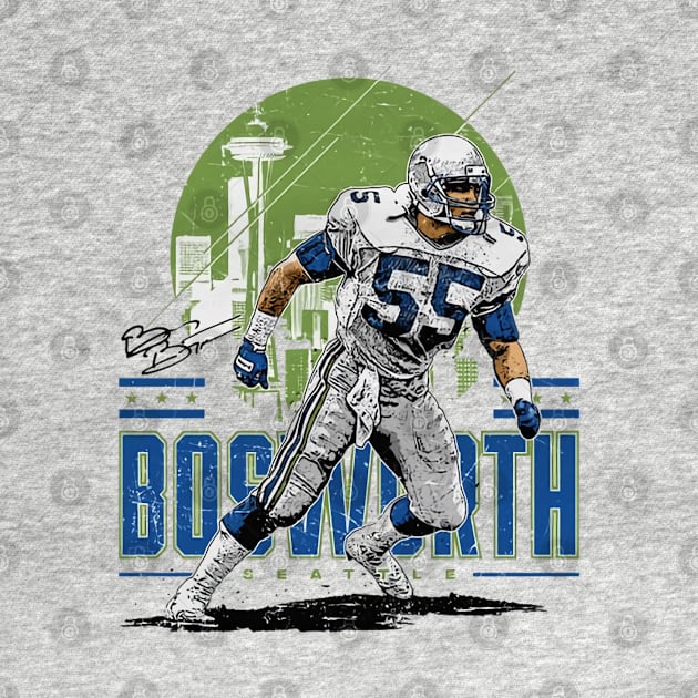 Brian Bosworth Seattle Skyline by MASTER_SHAOLIN